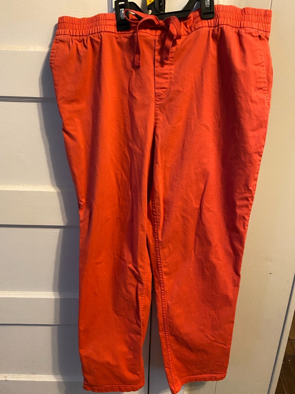 Old Navy Women's Orange Drawstring Chinos